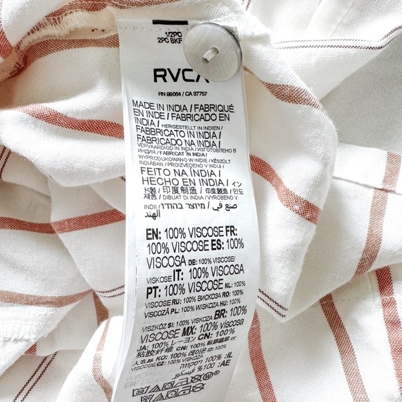 NWT 🍑 RVCA Understated Mini Dress Amber - Size Small - Picture 10 of 11